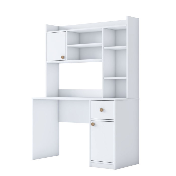 Hanah Home Escritorio y Estantería de Estudio HA128 - 3977 Blanco Hanah Home Escritorio y Estantería de Estudio HA128 - 3977 Blanco